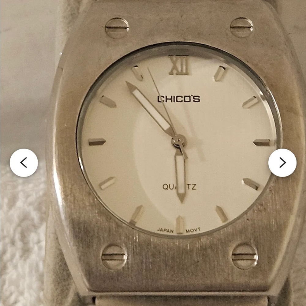 Chico's Silver Tone Quartz Watch